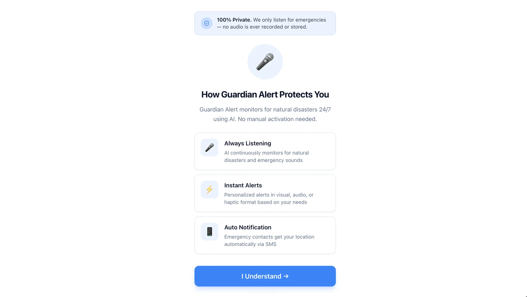 iNTUition — product screen 1.