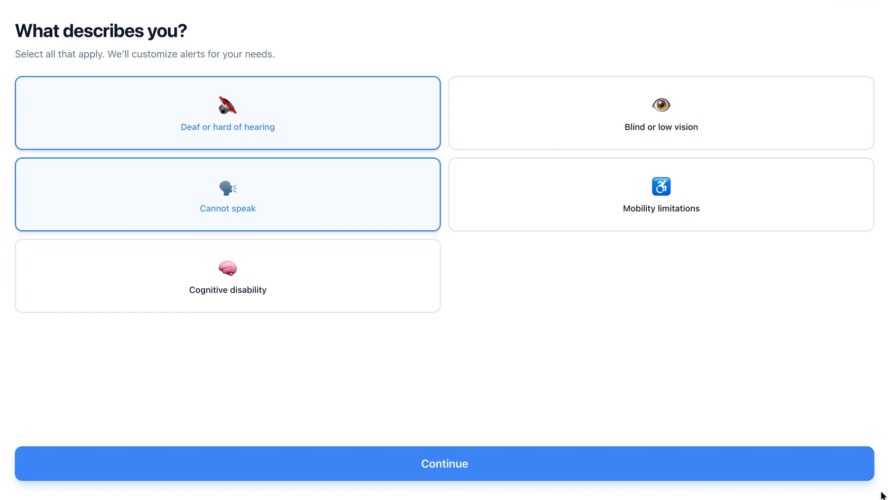 iNTUition — product screen 3.